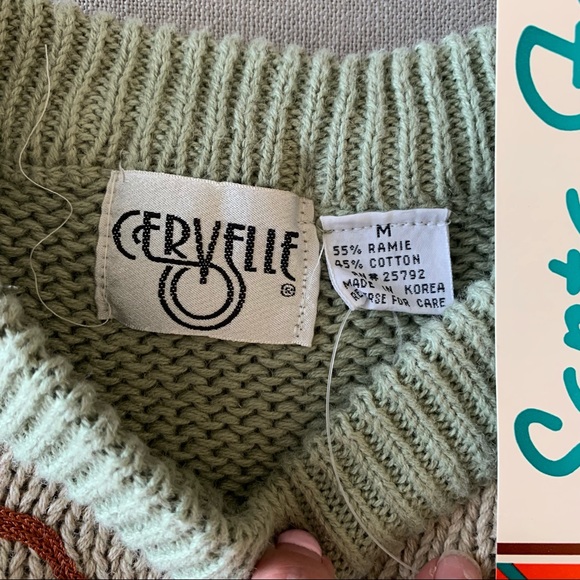 Vintage Cervelle Southwest Cactus Novelty Sweater - Picture 10 of 11